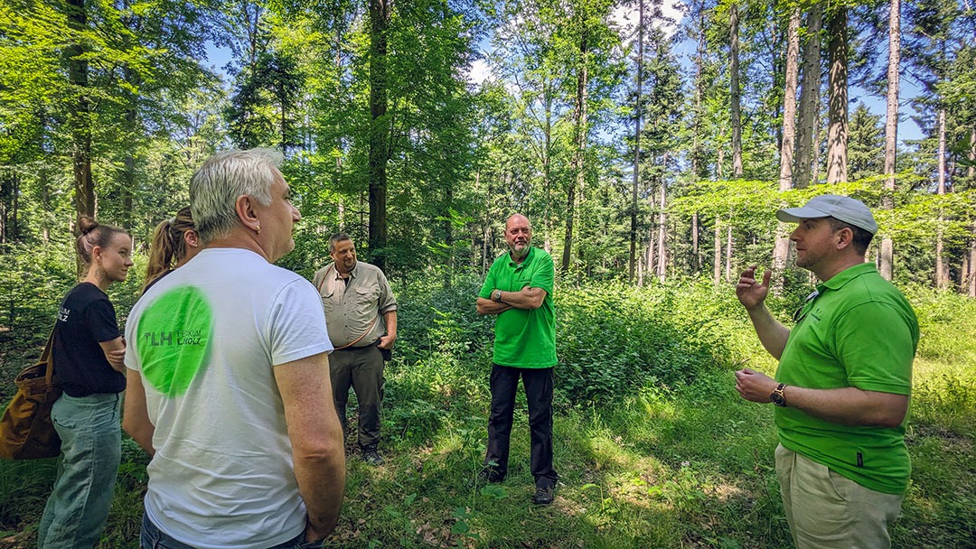 Rolf Müller, Reinhold Mayer & Ulrich Potell im Gemeindewald Wimsheim