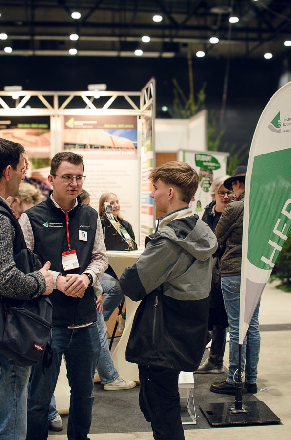Luca Kiener von der Hochschule Rottenburg auf der FORST live 2026